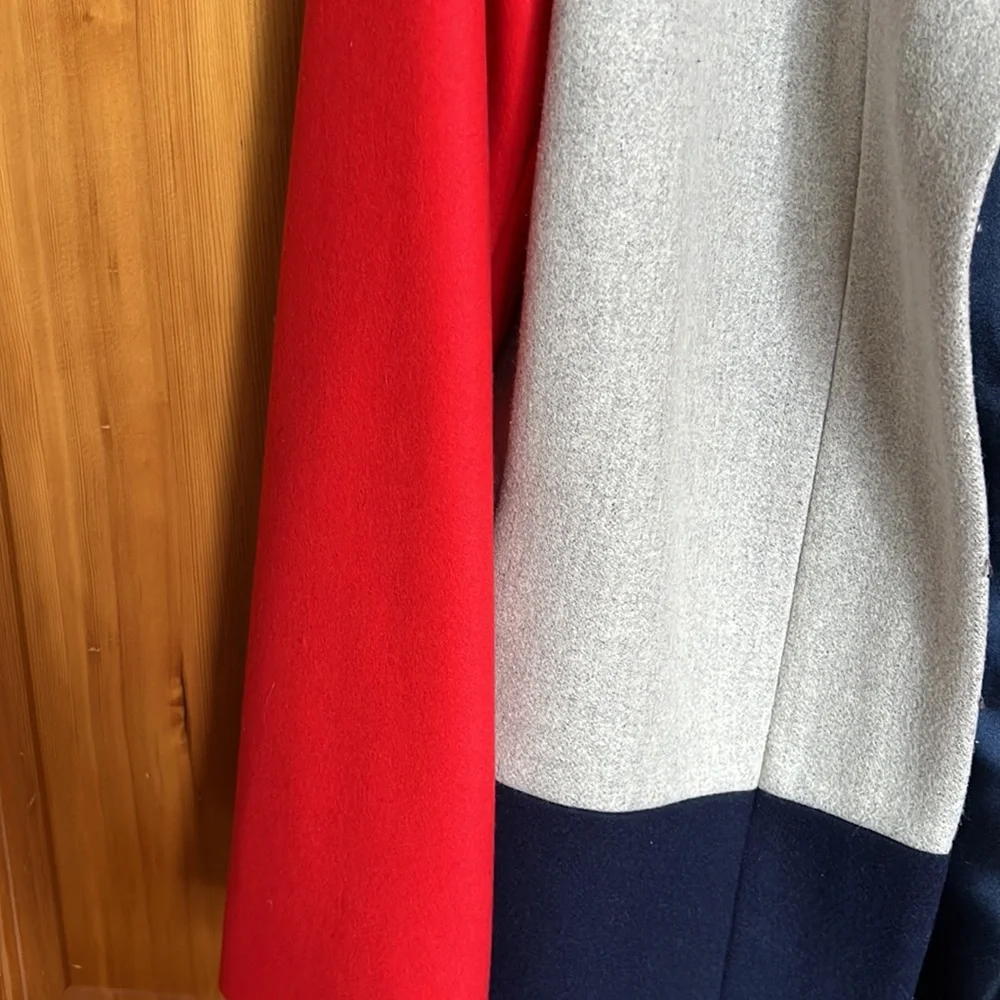 J. Crew Colorblock Coat - Picture 5 of 6